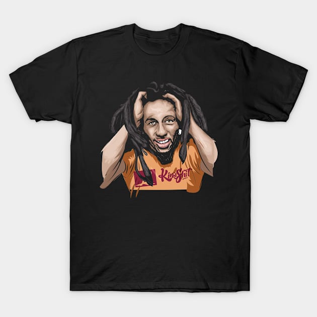 rocksteady reggae rastaman T-Shirt by KingShit